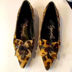 Women Magnolia pony hair flat shoes